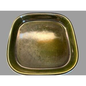 Vintage Made in Sweden VARDAG Dish Oven to Table Olive Green 11"